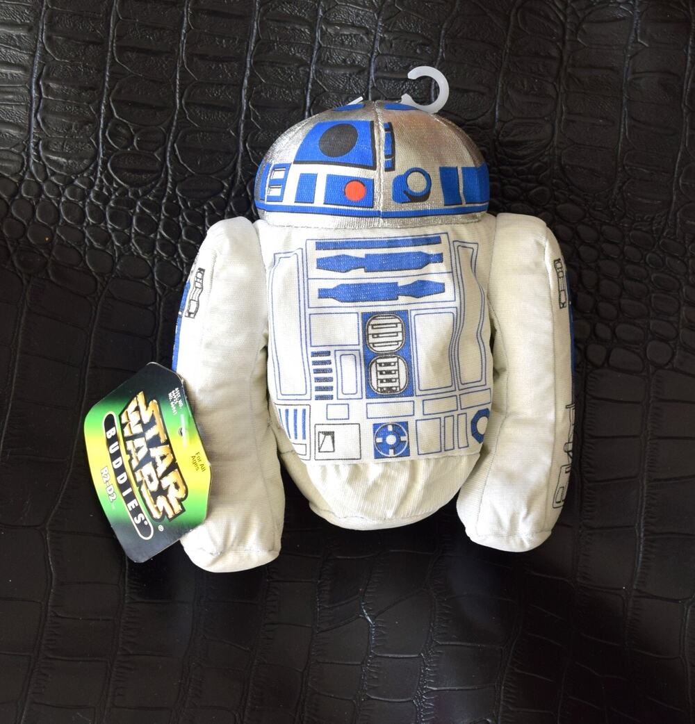 Star Wars Buddies R2-D2 6" Bean Bag Plush Toy 1997 Kenner No. 66941 NEW
